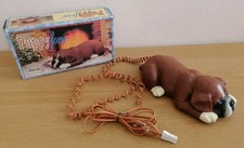 Vintage Novelty "PUPPY FONE" Dog Telephone Corded Phone / Fully Working 