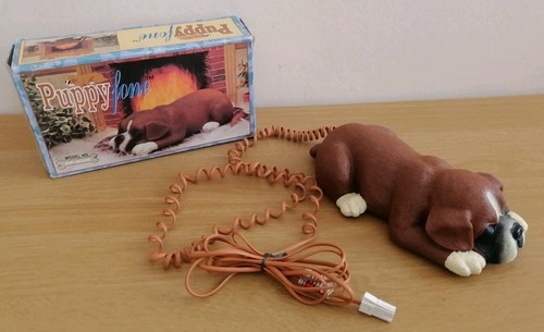Vintage novelty puppy fone - vintage, "puppy