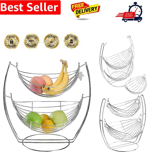 Tier chrome swinging fruit - tier,