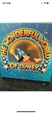 Disney Vinyl Record Set the Wonderful World of Disney, 7 Records, Original Box