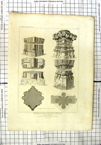 Old antique print 1817 - antique,