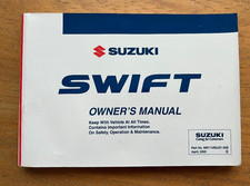 2005-2010 SUZUKI SWIFT OWNERS HANDBOOK MANUAL