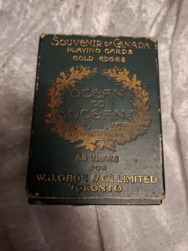 Antique playing cards ocean - playing,