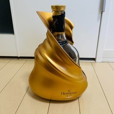 Hennessy XO Cognac Kim Jones Edition Limited Gold Bottle Collectible Empty