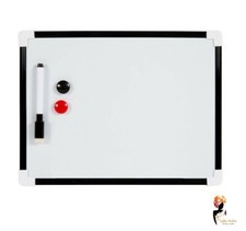A4 Magnetic Whiteboard with Pen & 2 Magnets for Kids, Home & Office Use