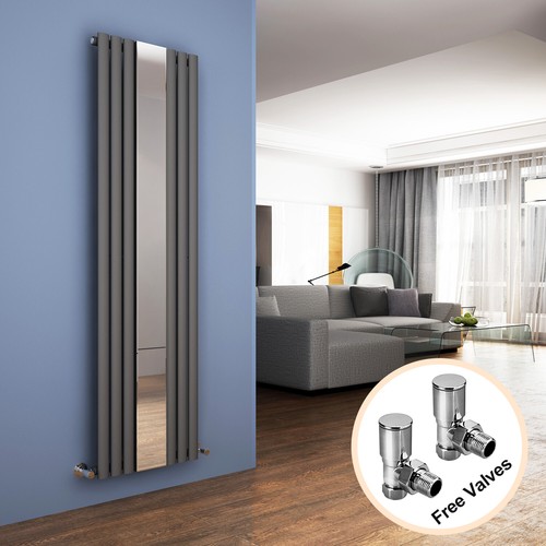 Anthracite mirror radiator - anthracite,