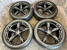 20" BRABUS MONBLOCK T genuine blk wheels continental tyres mercedes C E S class