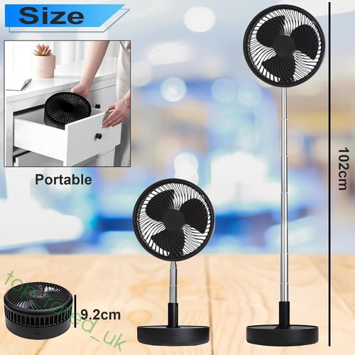 Cordless standing pedestal fan - standing,