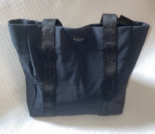 Radley london black nylon gold - london,