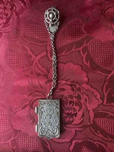 Chatelaine silver hook - silver, &