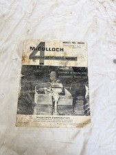 Vintage McCulloch 4 Air Cooled