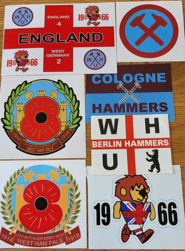 West ham stickers x - x, 7