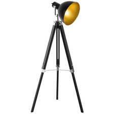 HOMCOM Tripod Floor Lamp with Dome Shade Retro, Refurbished
