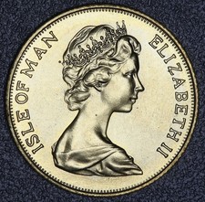  1875 Queen Elizabeth 11 Isle Of Man Full Gold Sovereign - lovely condition 