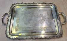 Vintage Silver Plate Large