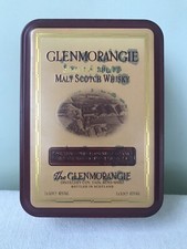 Glenmorangie Single Highland Malt Scotch Whisky Metal Minature Tin EMPTY