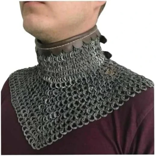 Medieval chainmail aventail - medieval,