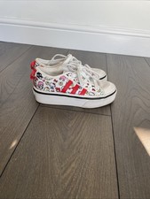 ADIDAS NIZZA WEDGE TRAINERS SIZE UK 3 WHITE HELLO KITTY EDITION RARE