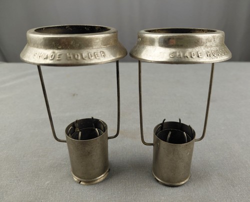 Pair palmer chrome candle - &,