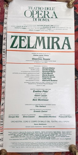 Zelmira opera poster from - zelmira,