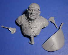 1/9 Resin Medieval Mercenary Bust Military Themed Unmade Kit.
