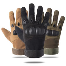 Leather motorbike gloves - motorbike,