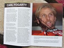 CARL FOGARTY HAND SIGNED  ITEM