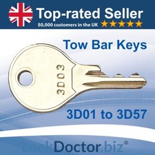 Tow Bar Keys 3D01-1D57 -