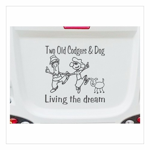 Two old codgers dog living - two,