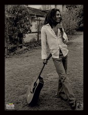 Bob Marley - Vintage Guitar - Official 30 x 40cm Framed Print Wall Art 