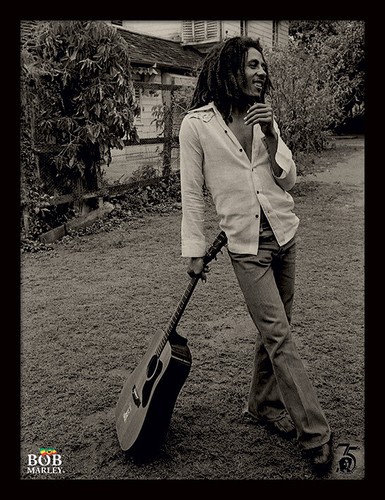 Bob marley vintage guitar - guitar,
