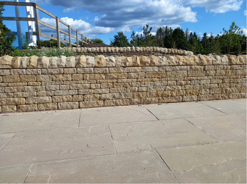 Half round coping stones - round,