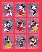 Minnie mouse stamp - minnie, thru