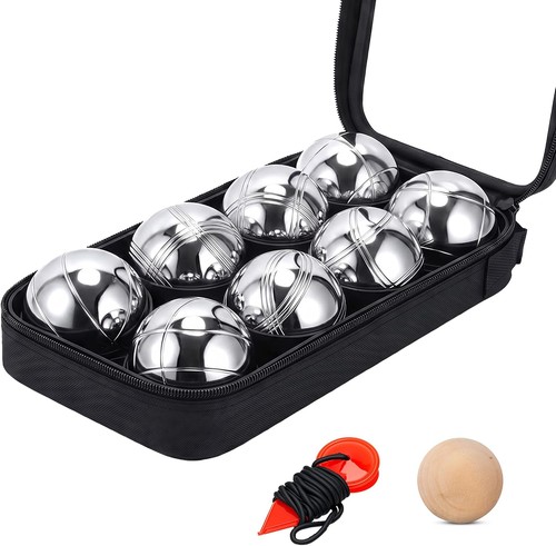 French boules set steel - set, 8x