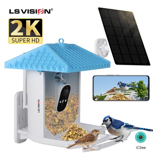 Smart bird feeder with - feeder, camera
