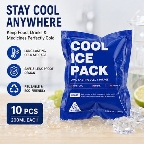 10pcs reusable ice - 10pcs, packs