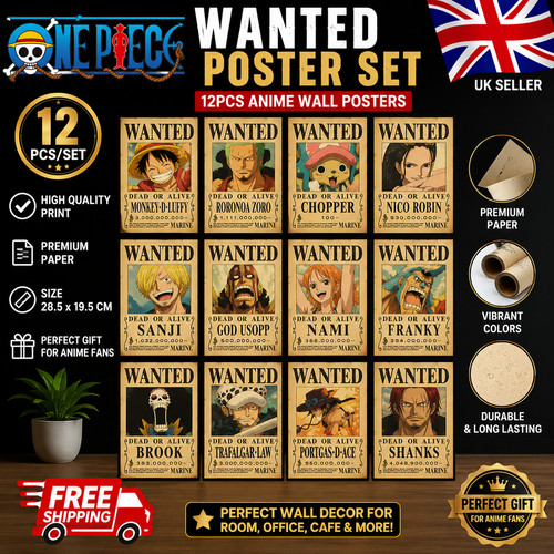 10pcs one piece luffy wanted - piece,
