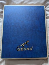 Gecko Flat Travel Cajon Box Drum with Carrying Bag  Boxed