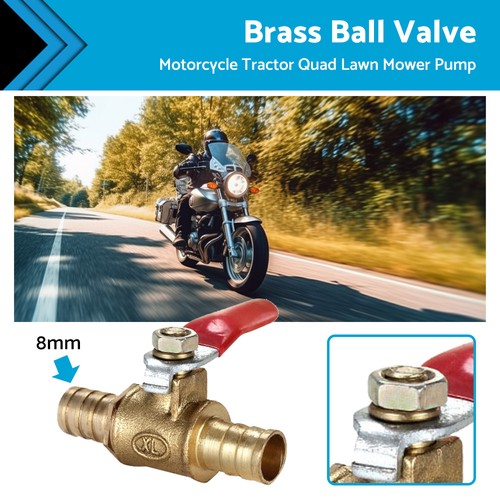 Line fuel tap brass - tap, 8mm