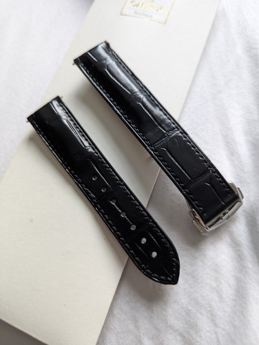 New omega black alligator - black,