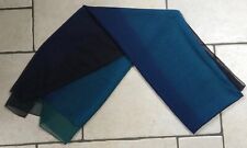 Marks & Spencer blue & green ombre scarf