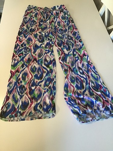 Zara printed palazzo trousers - zara,