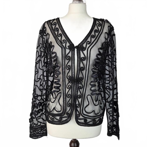 Vintage sheer beaded - vintage,