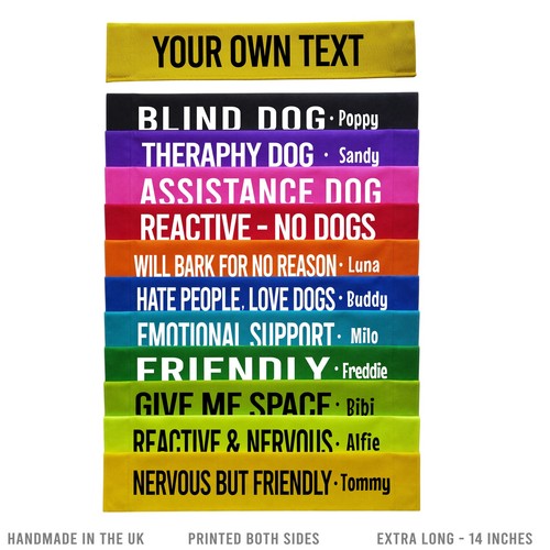 Personalised dog lead sleeve - personalised,