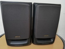 Aiwa Speakers Set SX-Z1100 40W With Twin Duct Bass Reflex - TESTED & WORKING VGC