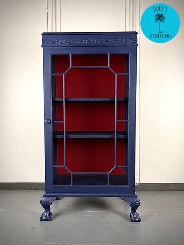 Mid century navy blue - blue, &