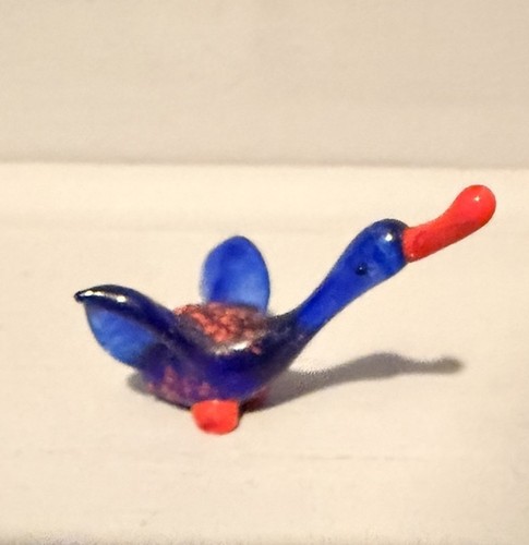 Murano glass bird figure - murano,