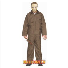 Official Michael Myers Halloween Boy's Teen Fancy Dress Costume & Half Mask 13+