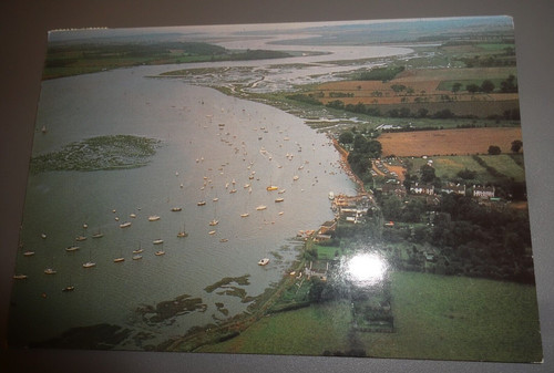 Aerial view river debden - view,