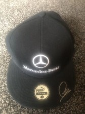 Puma Mercedes-Benz Lewis Hamilton Cap Flat Brim Black Size L/XL Used